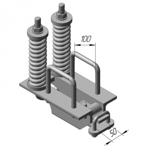 Кронштейн крепления стойки КПЭ 3,8