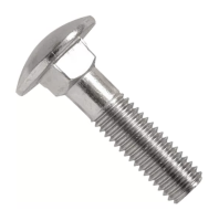 Болт М12- 40 мебельный с кв. подголовником