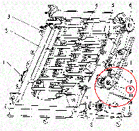 Блок звездочек ЖКН 5-6-5