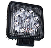 Фара светодиодная МК1007-27W дополнительная 9-30V квадратная