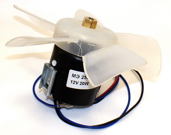 Электродвигатель отопителя МЭ-255 12 V с вен. на универсальные отопители