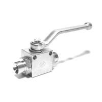 Кран 2-х ходовой S24-S24 (М20х1,5-М20х1,5) шаровый