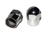 Колпачки на колесные вентили алюминиевые (4 шт)