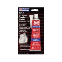 Герметик ABRO силиконовый красный 85г_