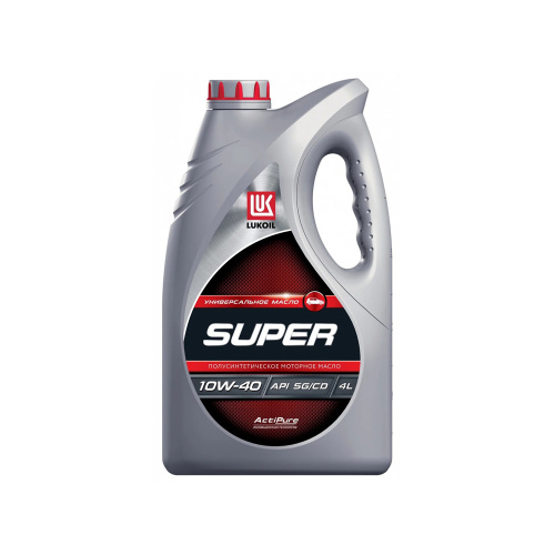 Масло Лукойл Супер 10W-40 полусинтетика (4л)